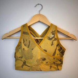 Gymshark Adapt Camo Seamless Sports Bra - Size S